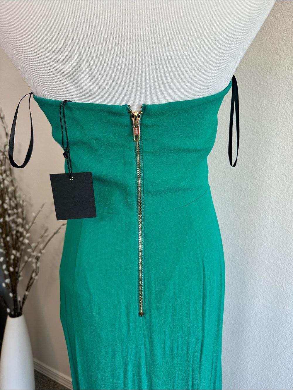 NBD x Naven Twins Revolve Weekend Stay Strapless Maxi Dress in Sea Green - Picture 6 of 9